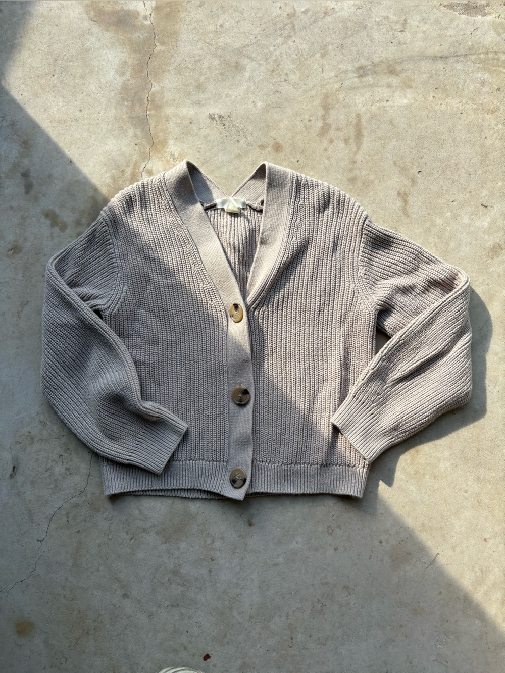 H&M ribbed knit cardigan
